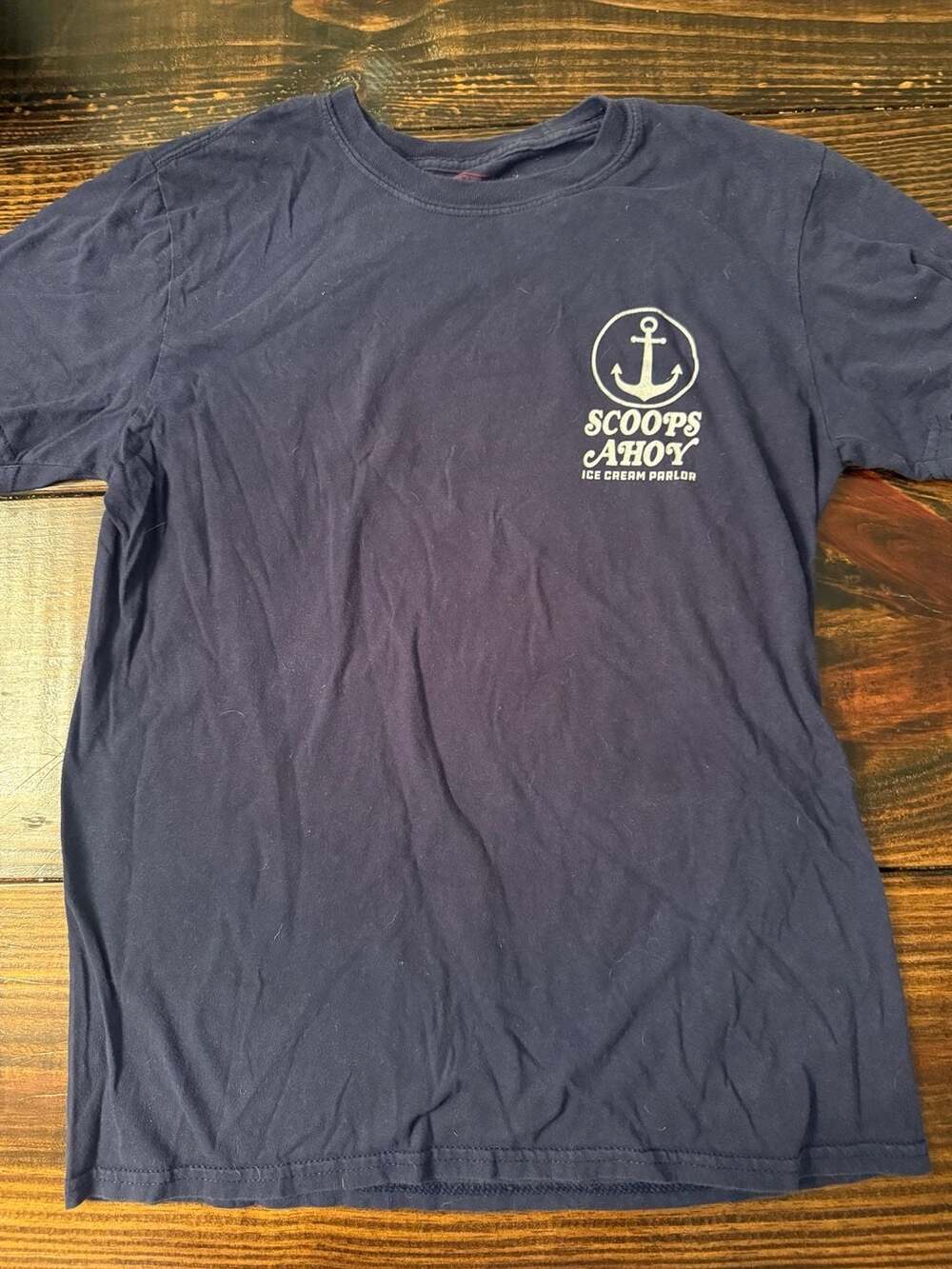 Stranger Things Netflix Scoops Ahoy Ice Cream Parlor Graphic T-Shirt
